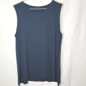 J.Jill Sleeveless Tank Top Dark Blue XL NWOT